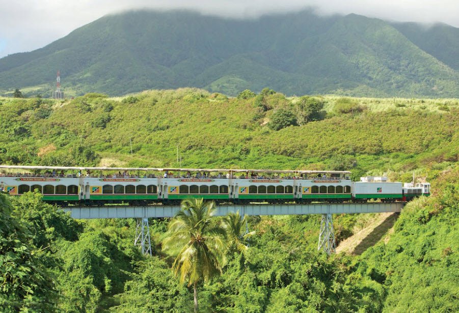 St. Kitts Scenic Railway, Circumnavigates Saint Kitts, Saint Kitts & Nevis